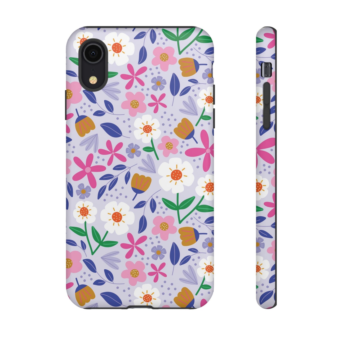 Phone Case: Blooms on Lilac