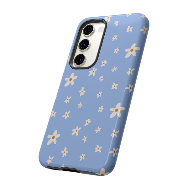 Phone Case: Daisies on Blue
