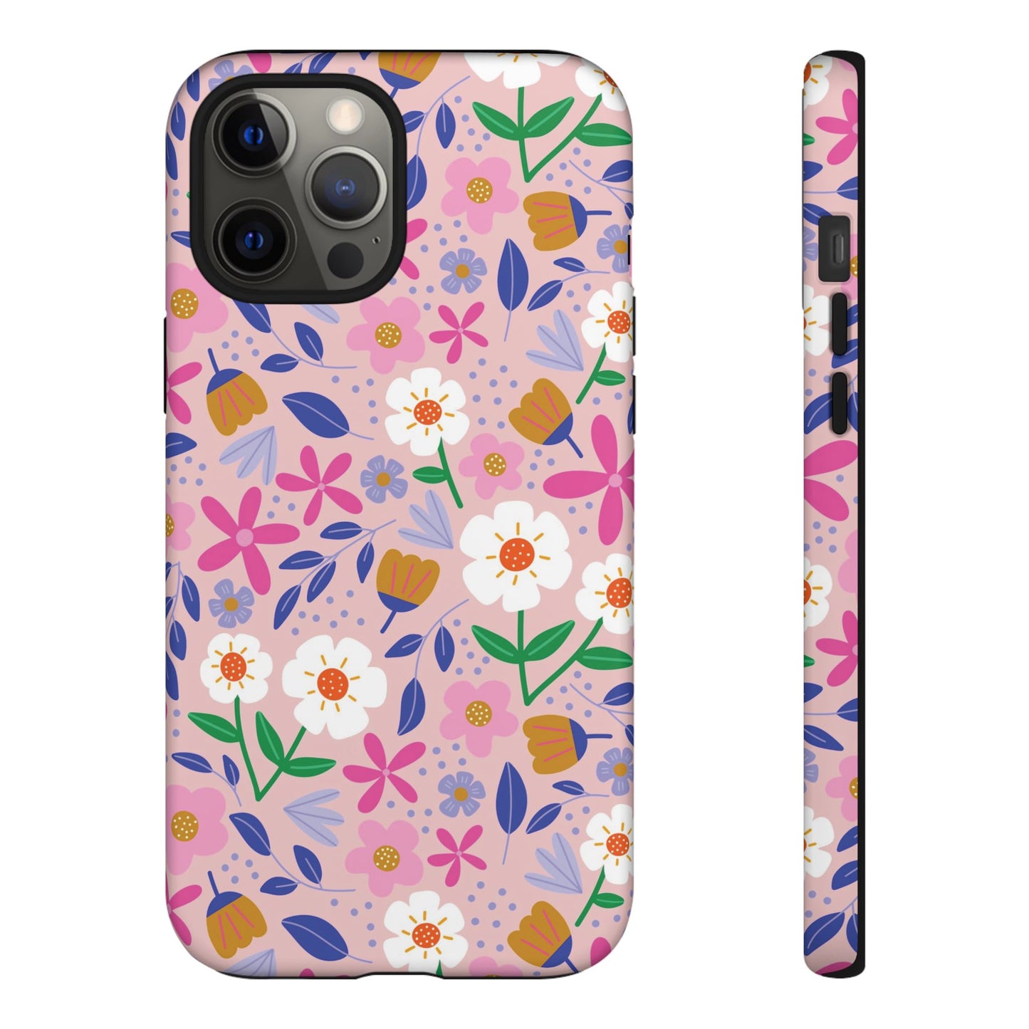 Phone Case: Blooms on Pink