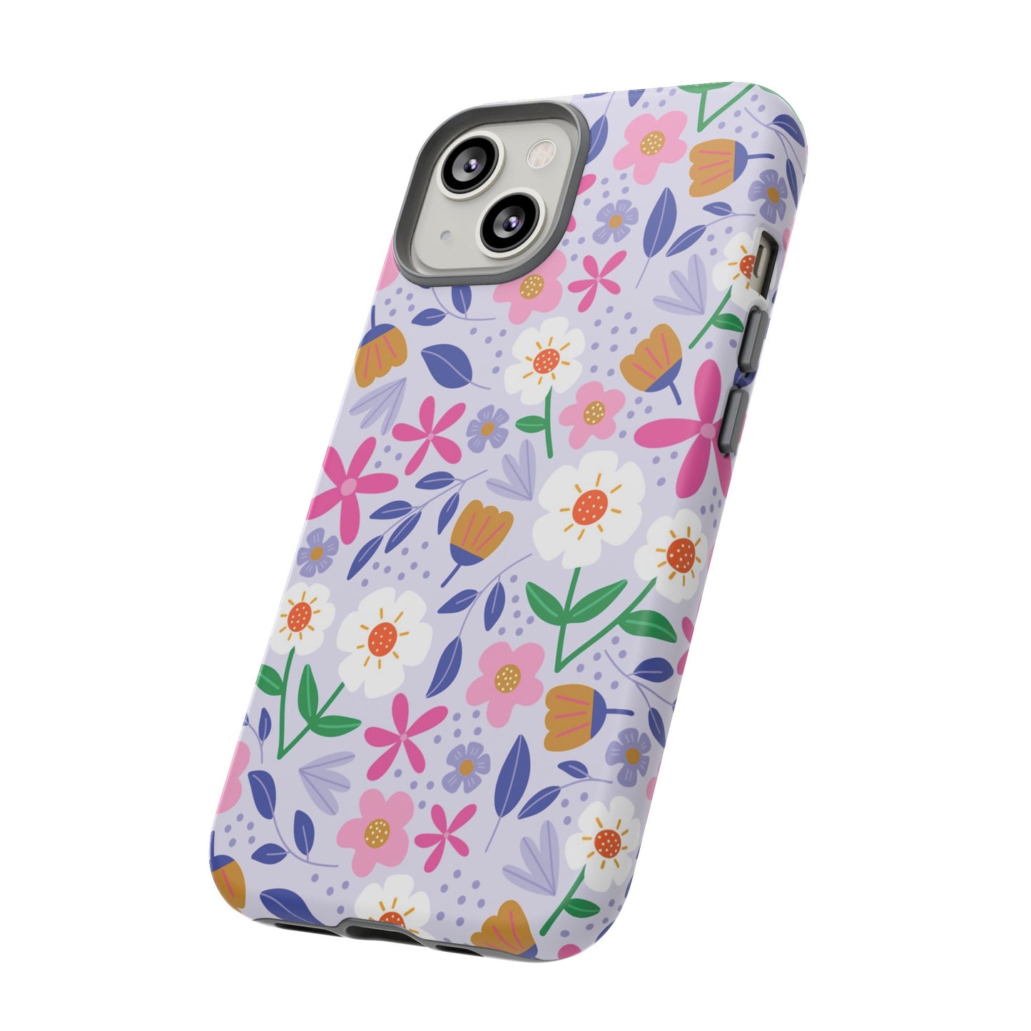 Phone Case: Blooms on Lilac