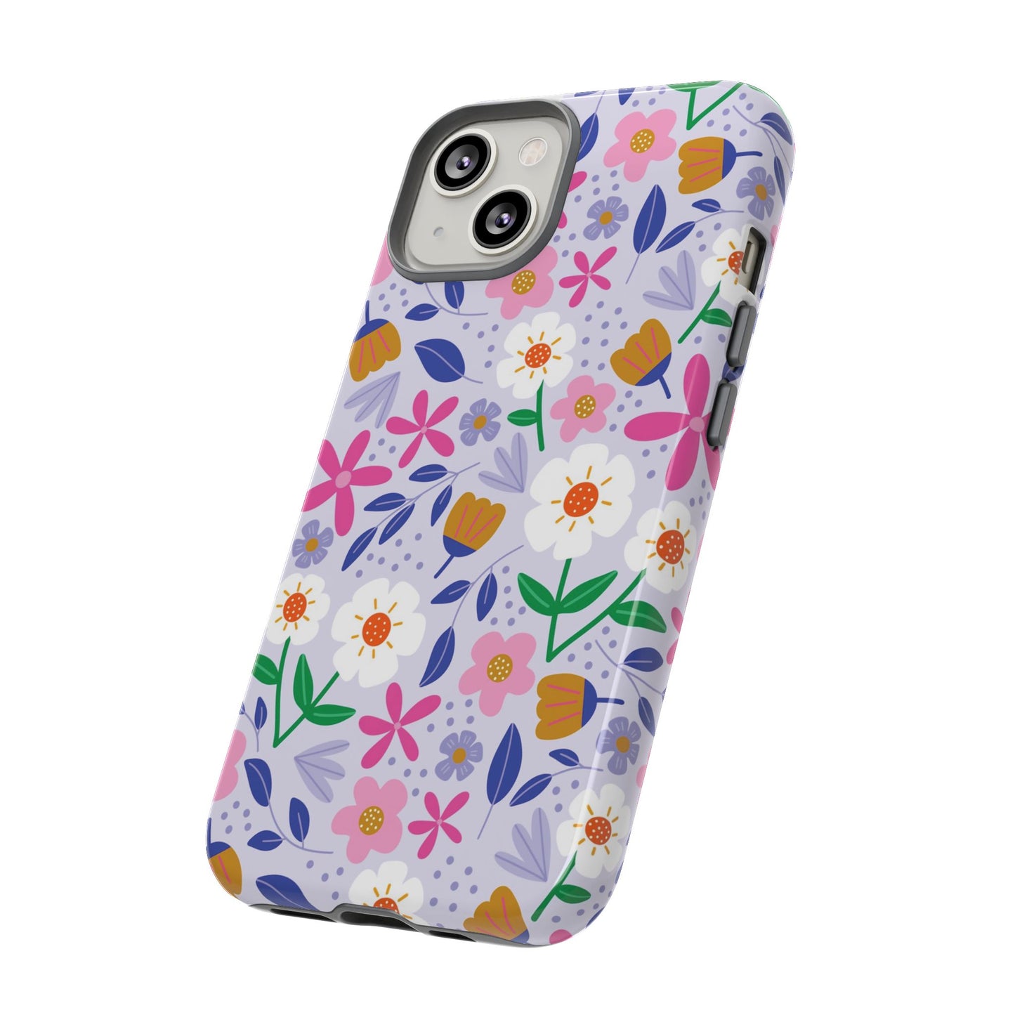 Phone Case: Blooms on Lilac