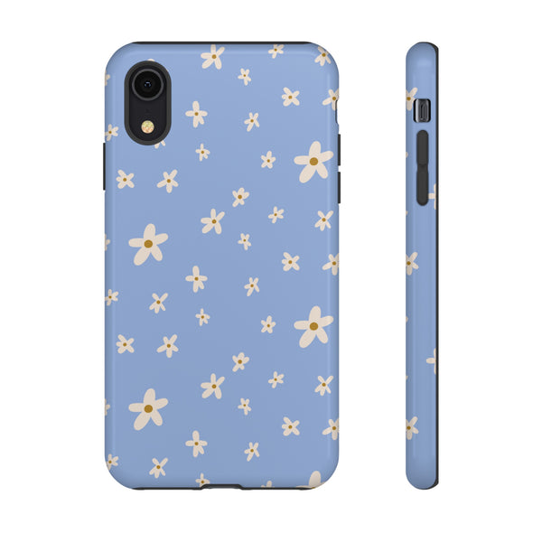 Phone Case: Daisies on Blue