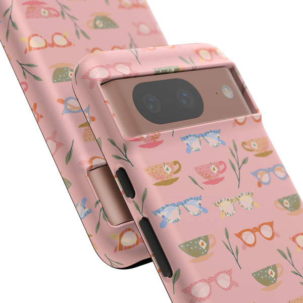 Phone Case: Tea Cups and Glasses