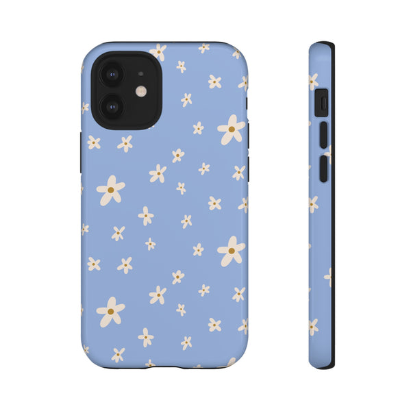 Phone Case: Daisies on Blue