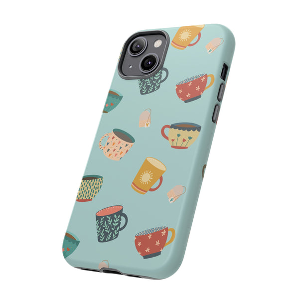 Phone Case: Tea Cups and Tea Bags