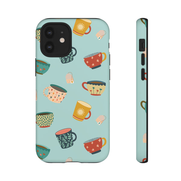 Phone Case: Tea Cups and Tea Bags