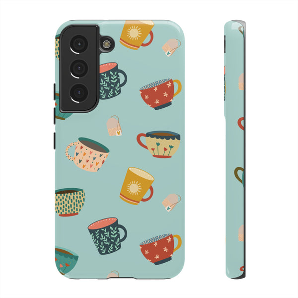 Phone Case: Tea Cups and Tea Bags