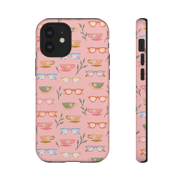 Phone Case: Tea Cups and Glasses