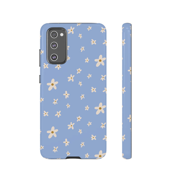 Phone Case: Daisies on Blue