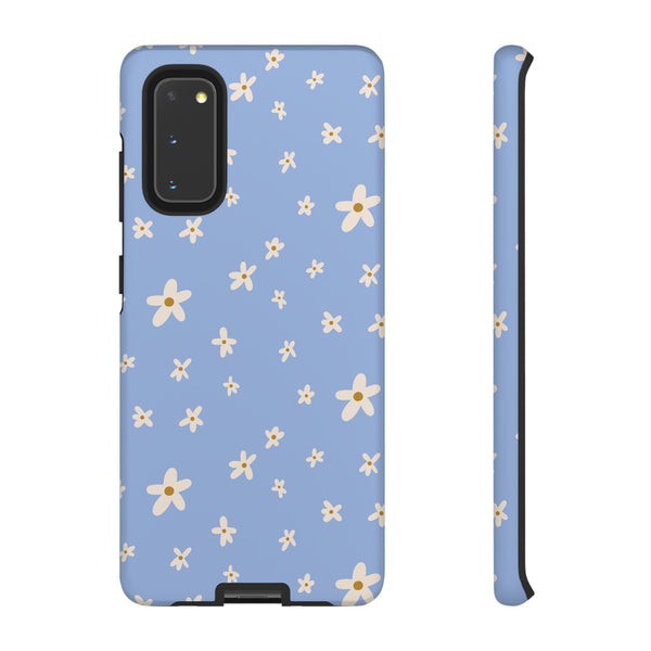 Phone Case: Daisies on Blue