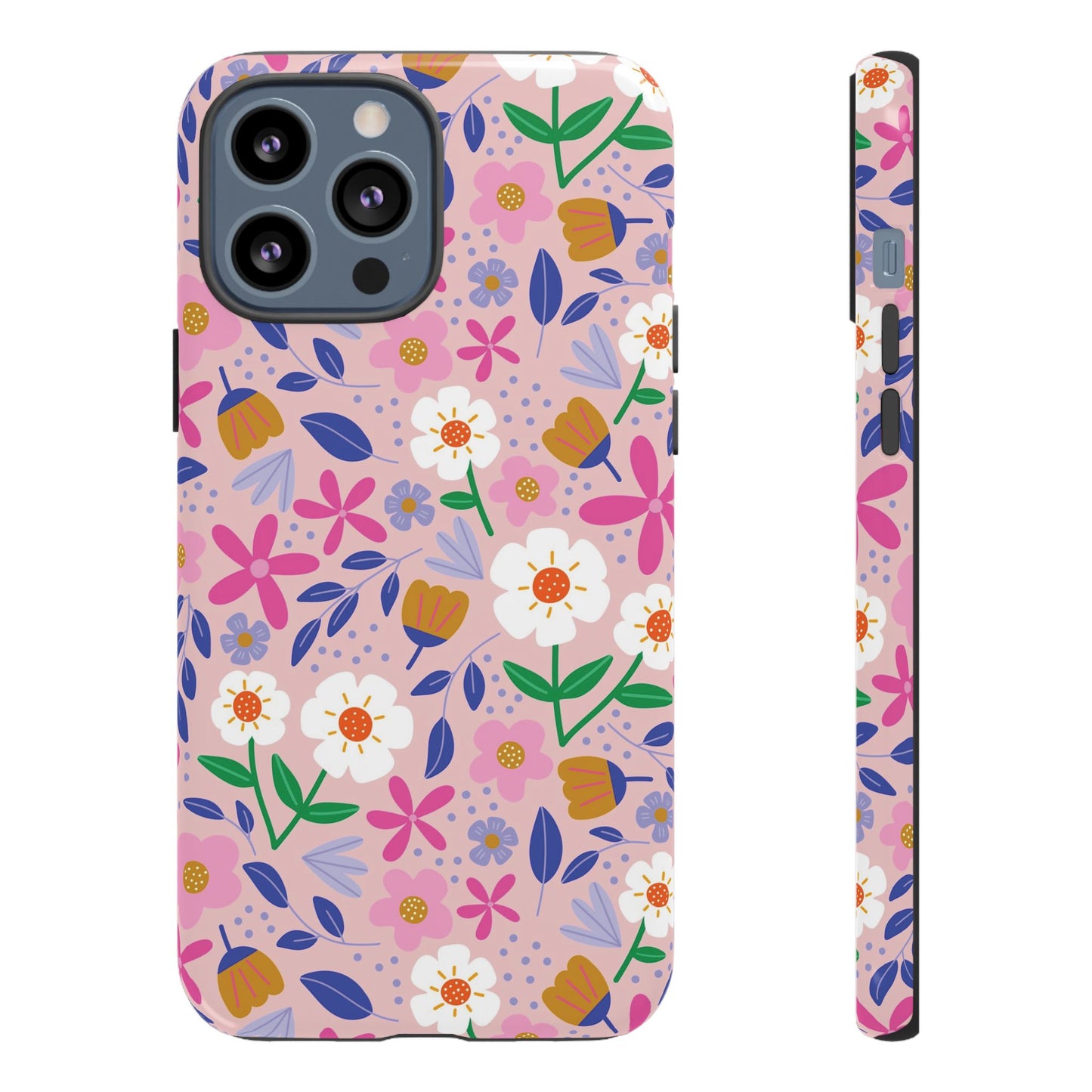 Phone Case: Blooms on Pink