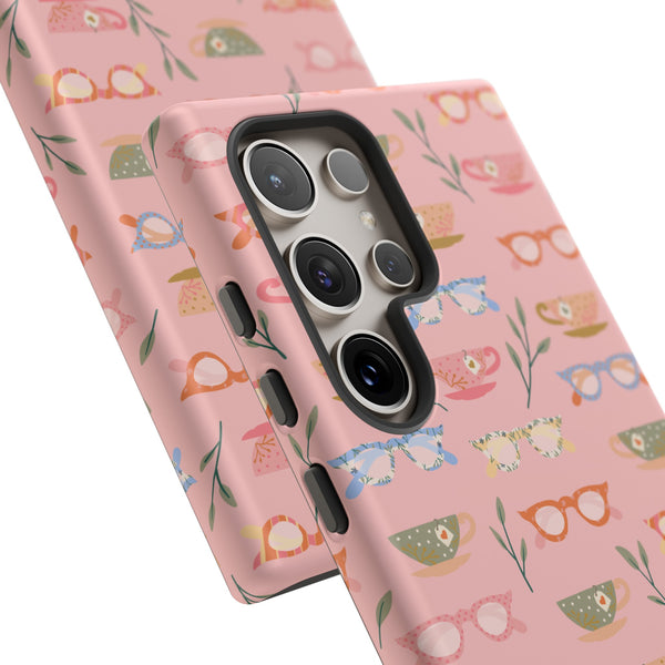 Phone Case: Tea Cups and Glasses
