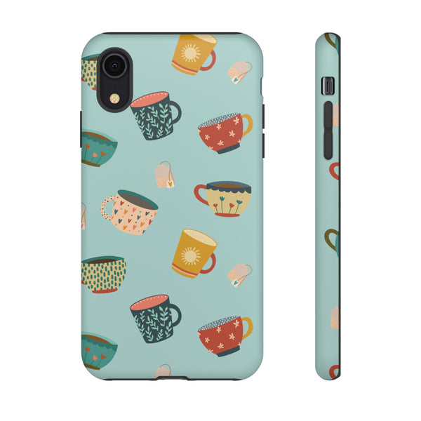 Phone Case: Tea Cups and Tea Bags