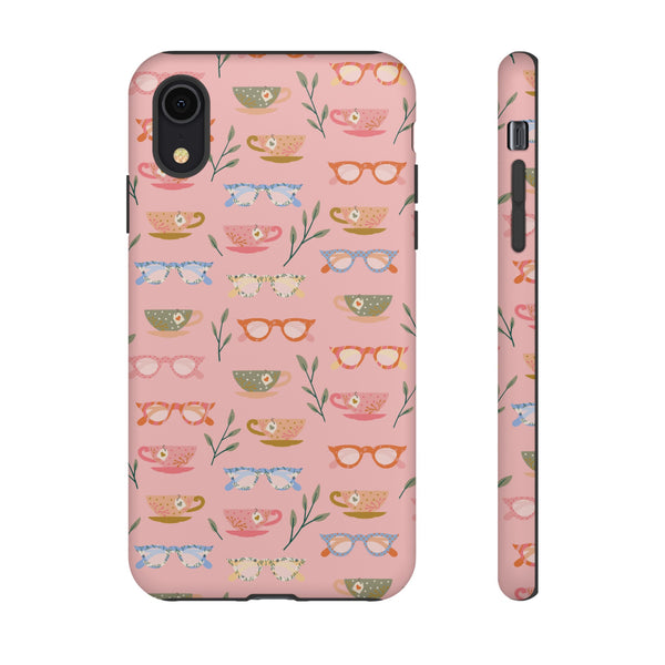 Phone Case: Tea Cups and Glasses
