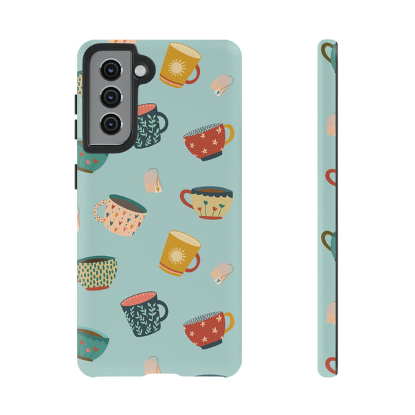 Phone Case: Tea Cups and Tea Bags