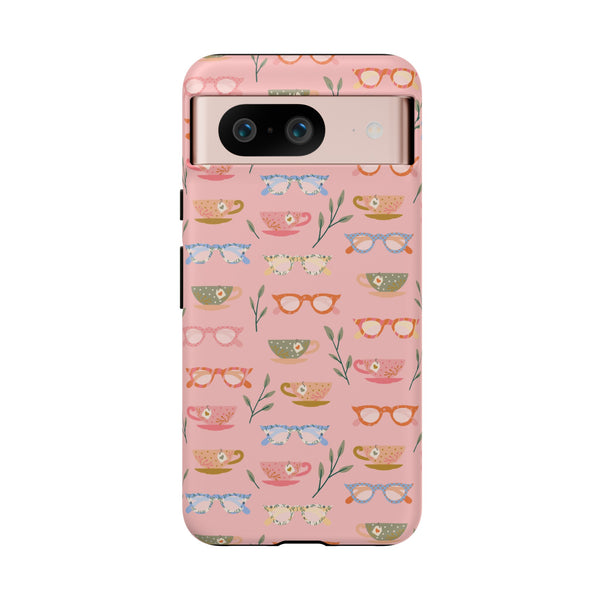 Phone Case: Tea Cups and Glasses