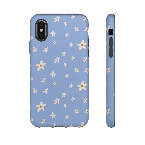 Phone Case: Daisies on Blue