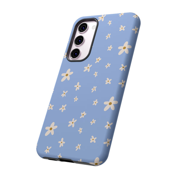 Phone Case: Daisies on Blue