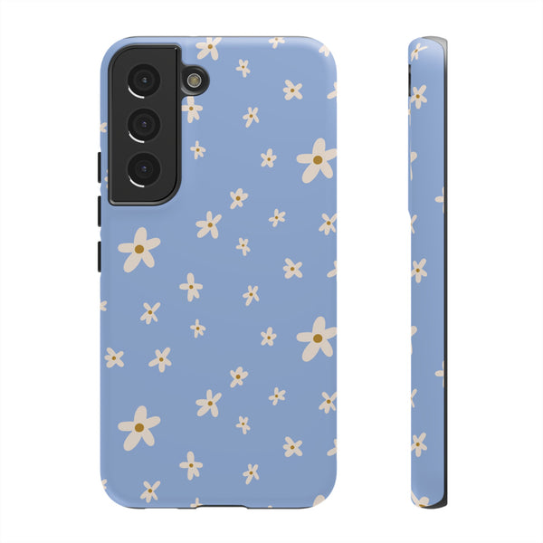 Phone Case: Daisies on Blue