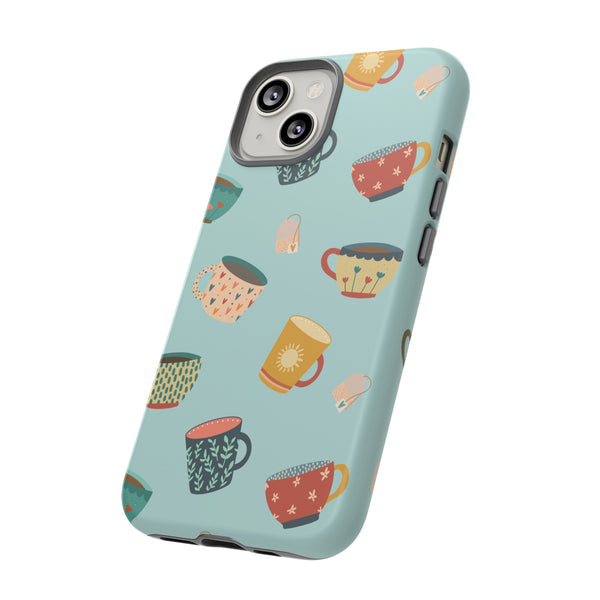 Phone Case: Tea Cups and Tea Bags