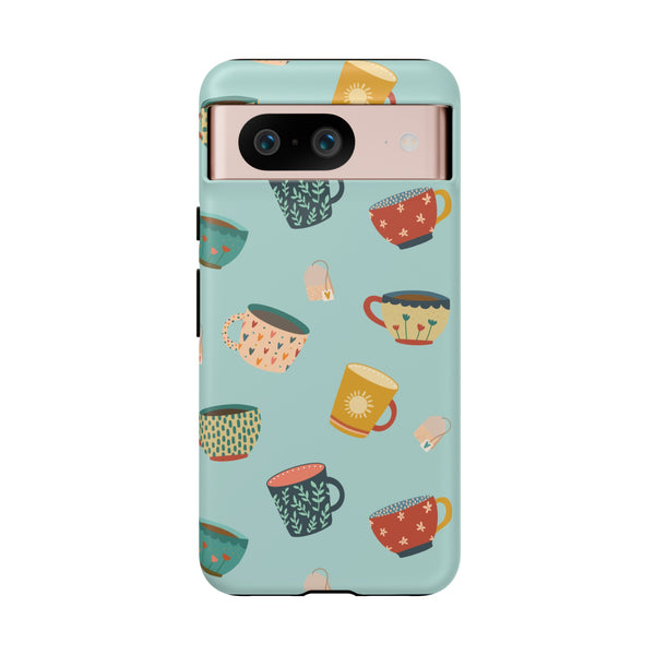 Phone Case: Tea Cups and Tea Bags