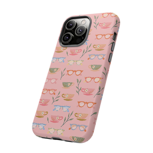 Phone Case: Tea Cups and Glasses
