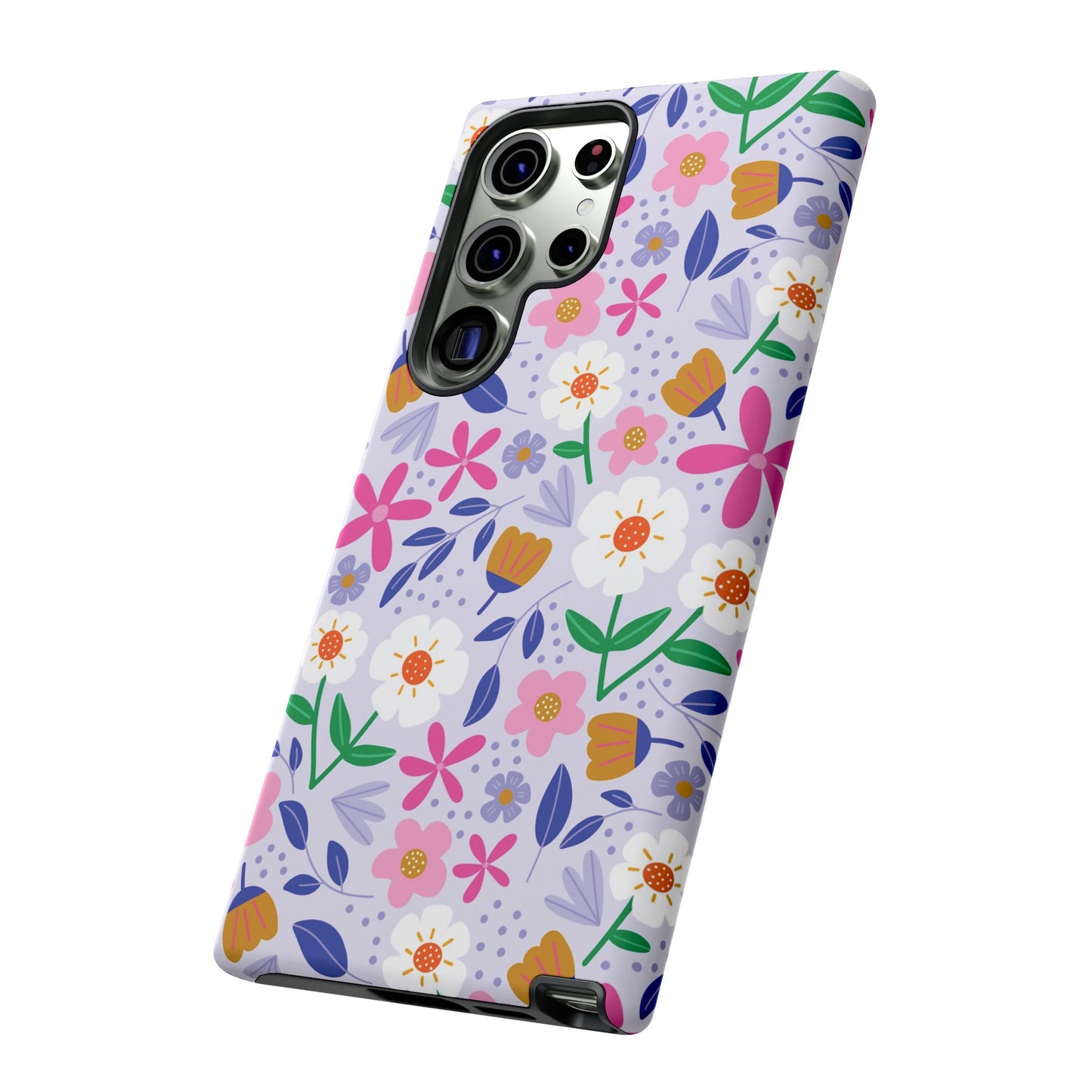Phone Case: Blooms on Lilac