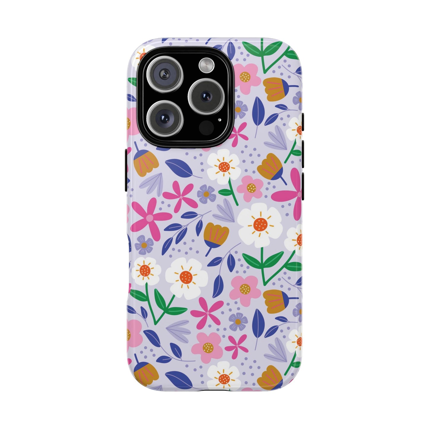 Phone Case: Blooms on Lilac