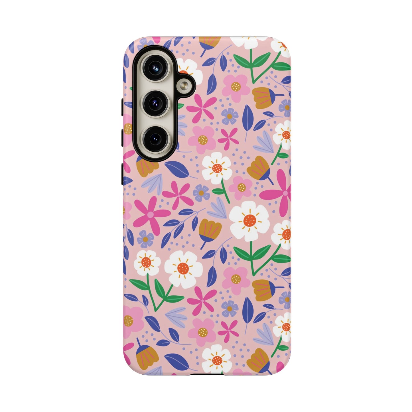 Phone Case: Blooms on Pink