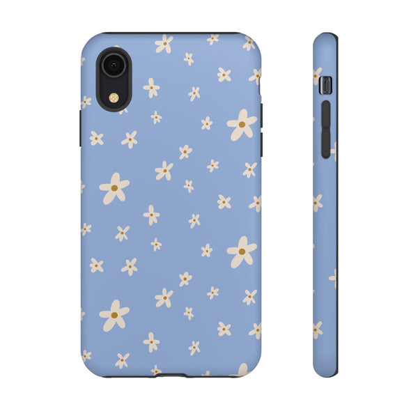 Phone Case: Daisies on Blue