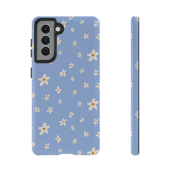 Phone Case: Daisies on Blue