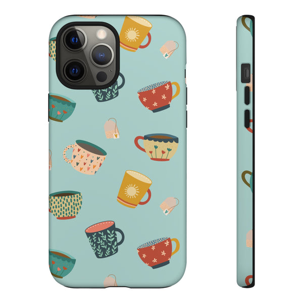 Phone Case: Tea Cups and Tea Bags