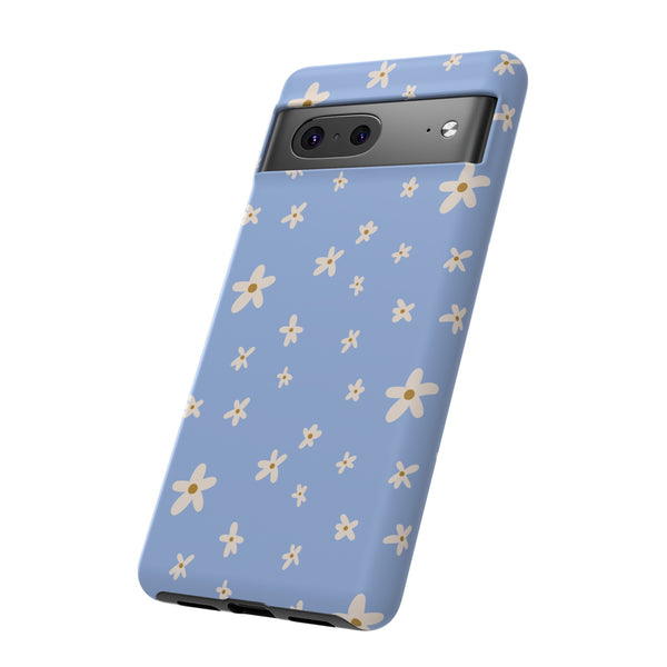 Phone Case: Daisies on Blue