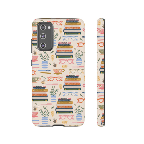 Phone Case: Bookish on Cream