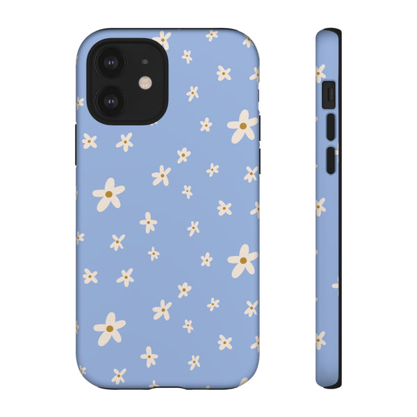 Phone Case: Daisies on Blue