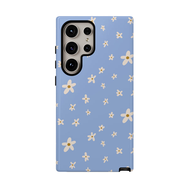 Phone Case: Daisies on Blue