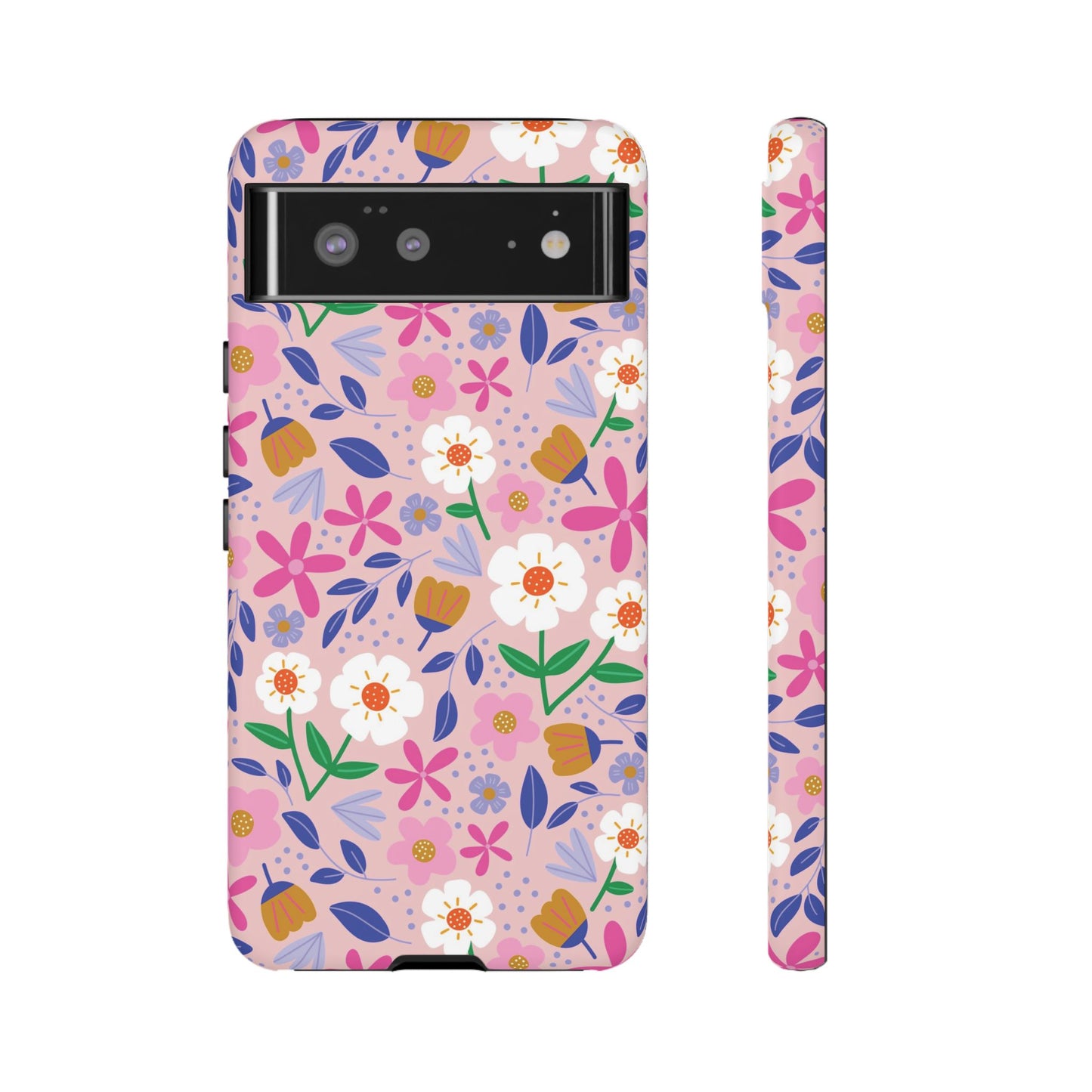 Phone Case: Blooms on Pink