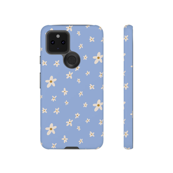Phone Case: Daisies on Blue