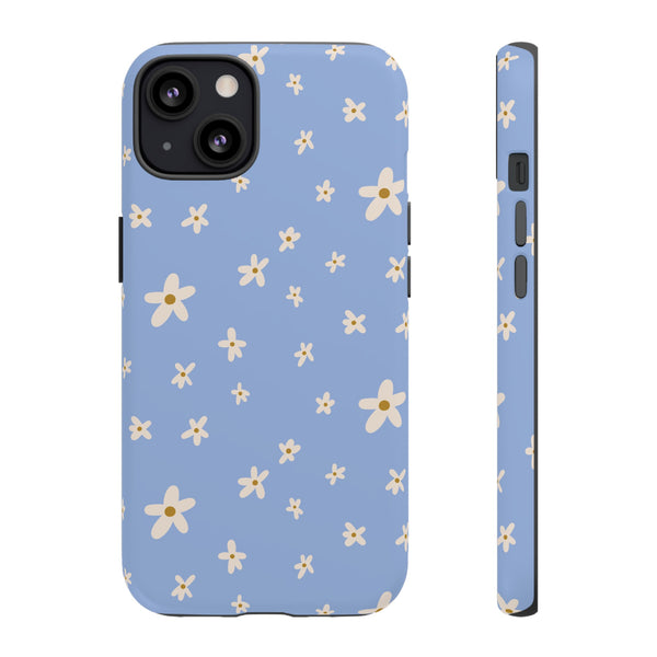 Phone Case: Daisies on Blue