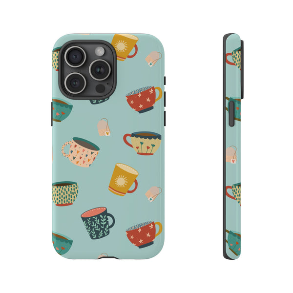 Phone Case: Tea Cups and Tea Bags