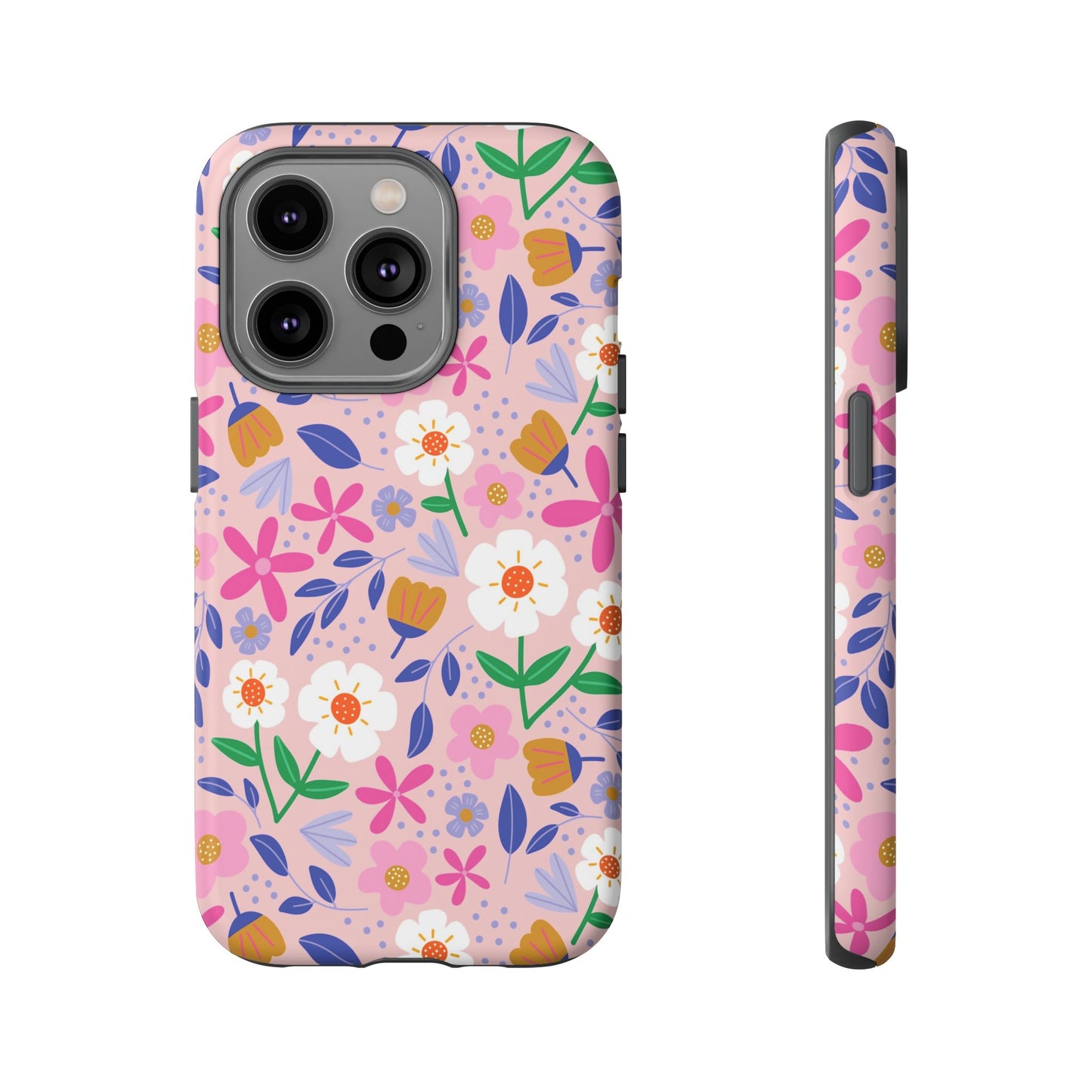 Phone Case: Blooms on Pink