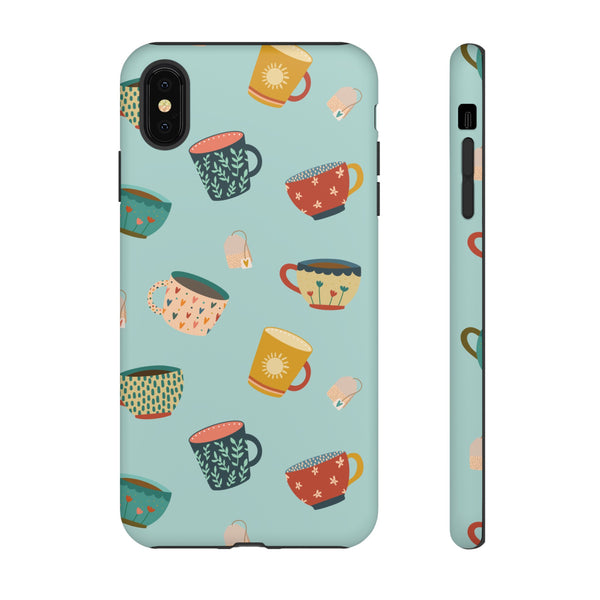 Phone Case: Tea Cups and Tea Bags