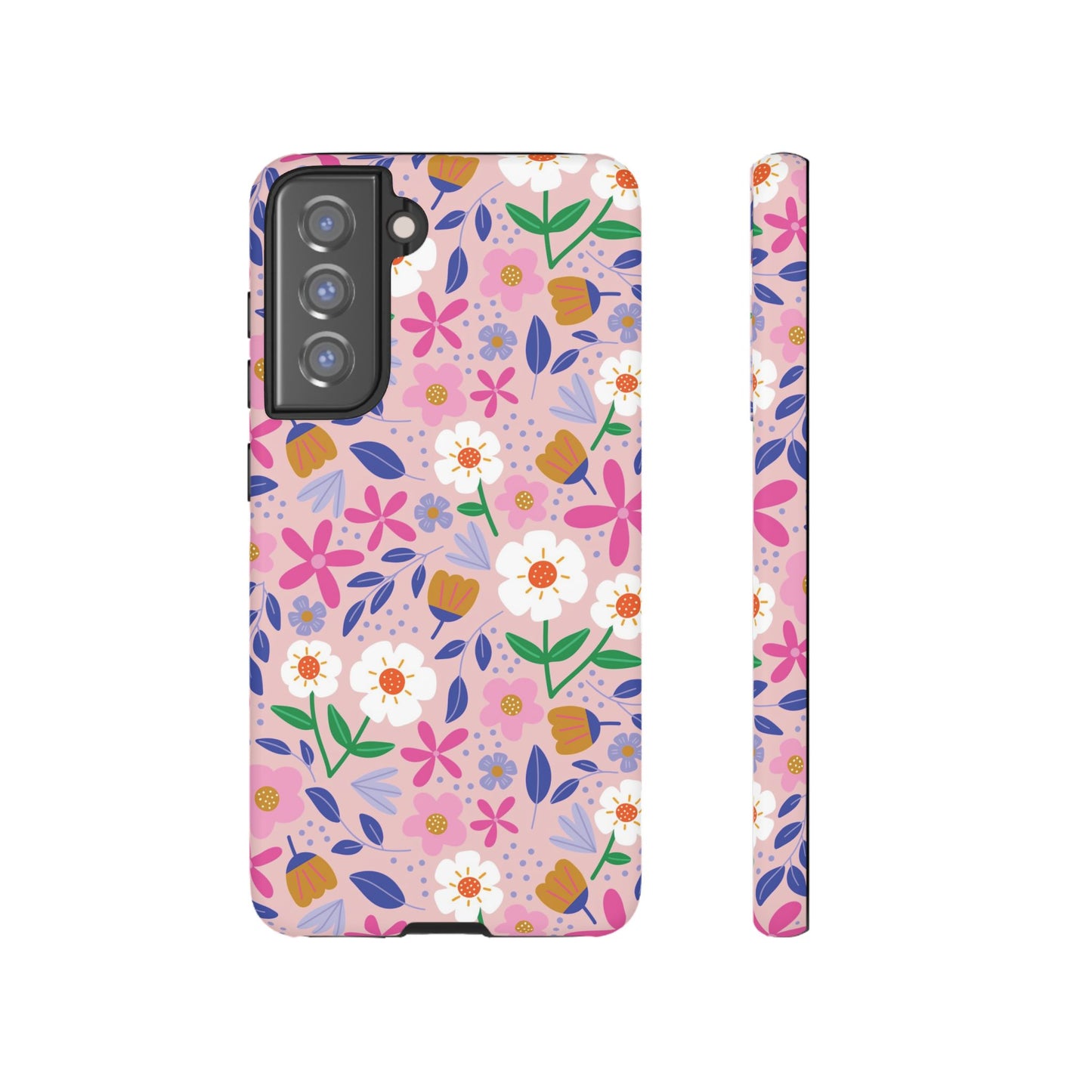 Phone Case: Blooms on Pink