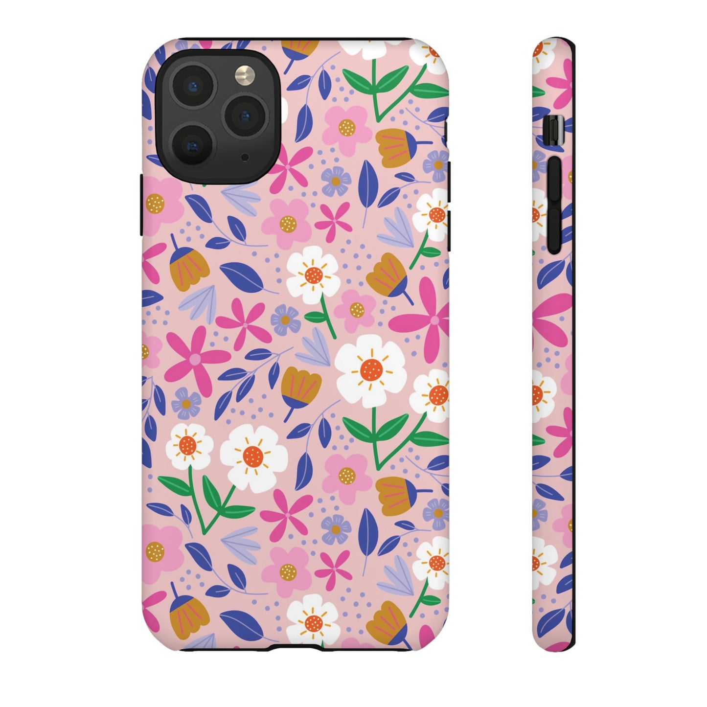 Phone Case: Blooms on Pink