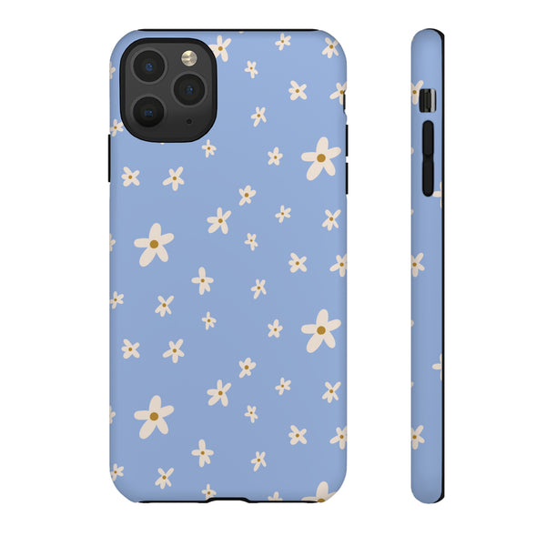 Phone Case: Daisies on Blue