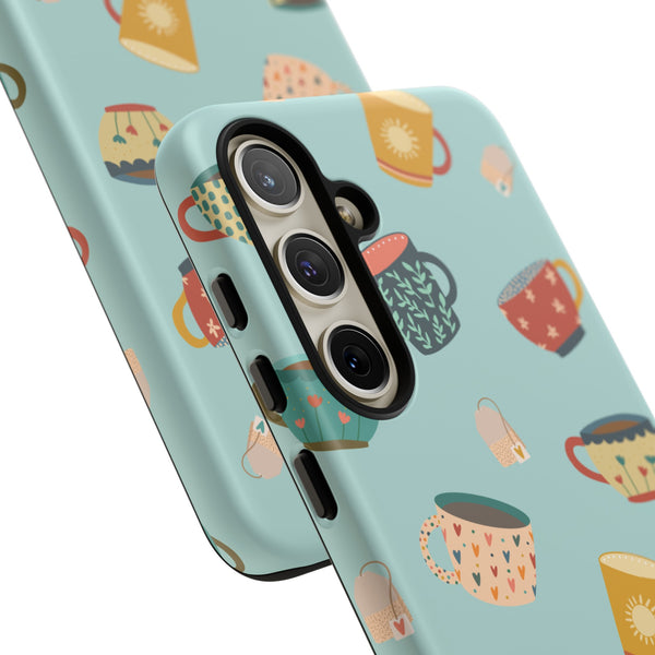 Phone Case: Tea Cups and Tea Bags