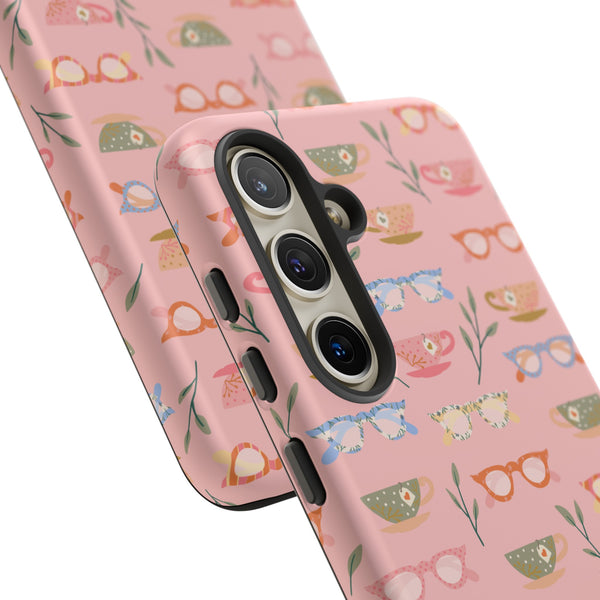 Phone Case: Tea Cups and Glasses