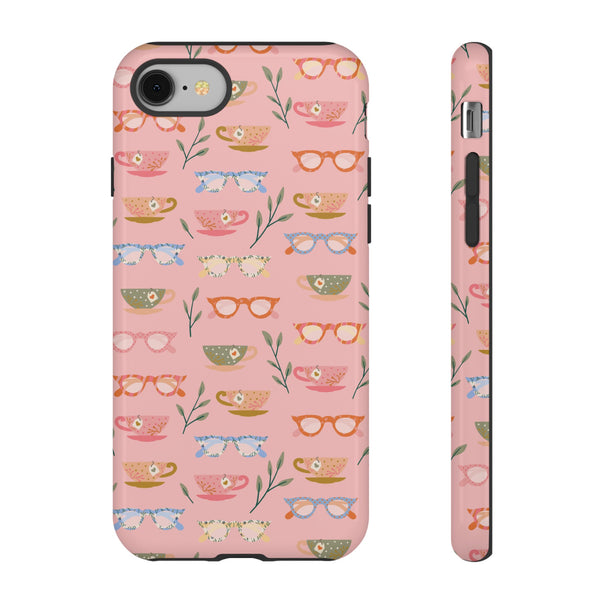 Phone Case: Tea Cups and Glasses