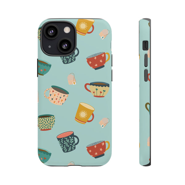 Phone Case: Tea Cups and Tea Bags