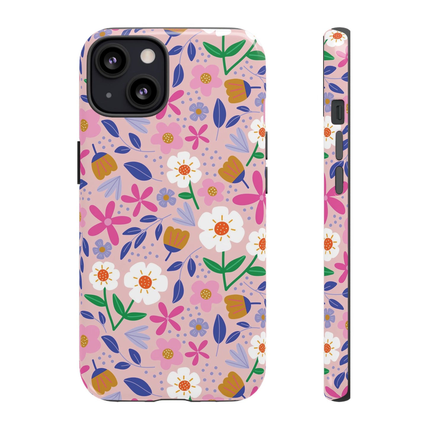 Phone Case: Blooms on Pink